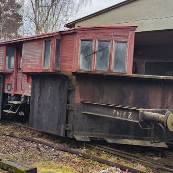 Railway carriages and station building_2024