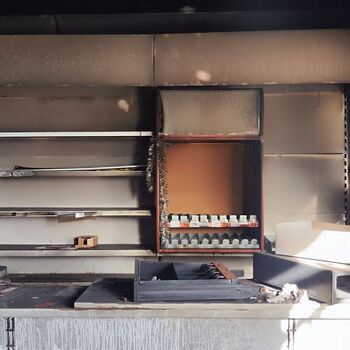 Verlassene Tankstelle