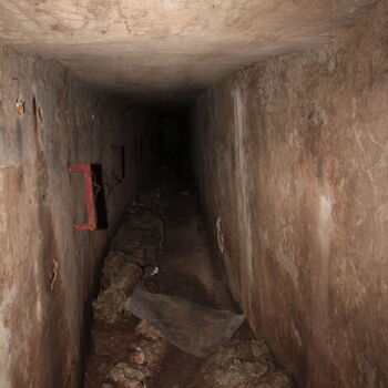 Monumental dark landmark of the city 2023