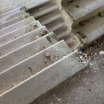 Ruins of a Soviet settlement Ruins of a Soviet settlement