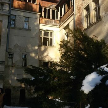 balkon Architektura budova město