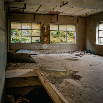 Brewery with underground factory