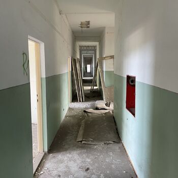 Abandoned railway station