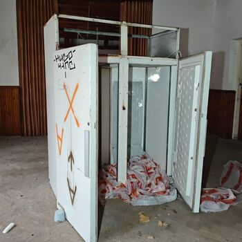 Byly tu satanisté? Opuštěné ROH...