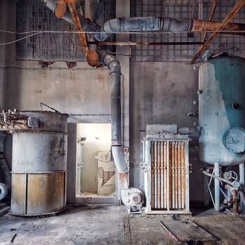 Factory across the border