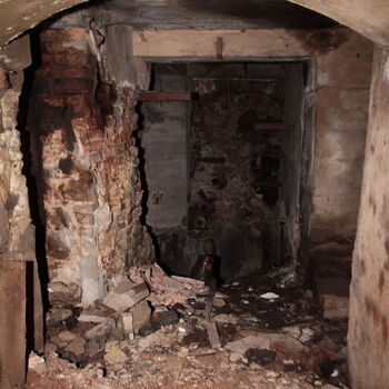 Monumental dark landmark of the city 2023