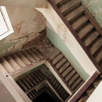 Monumental dark landmark of the city 2023