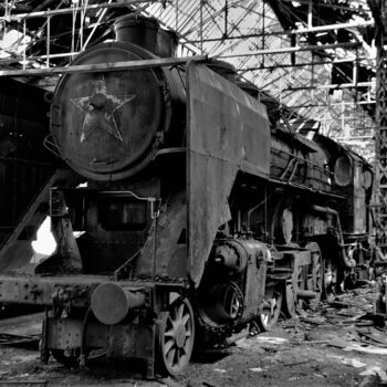 Železniční dvůr v Maďarsku 2019