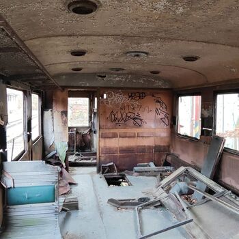 Railway carriages and station building_2024