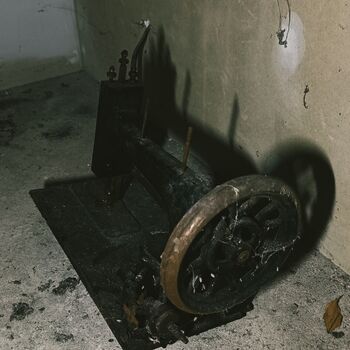 House with old Volga and big cross ✟ House with old Volga and big cross ✟