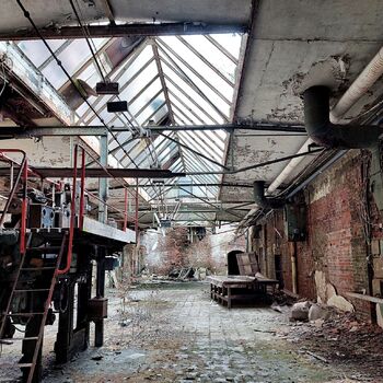 Factory across the border