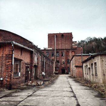 Factory across the border