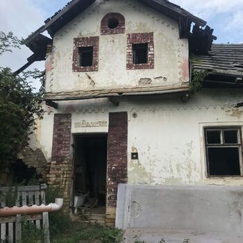 Cottage in the field
