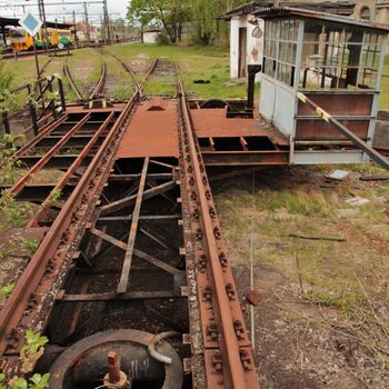 Werkstätten der Bushrad Railway