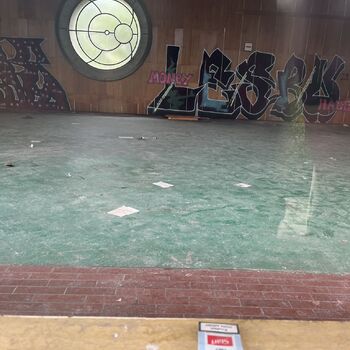 Abandoned school in Nature