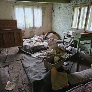 A house by the road.