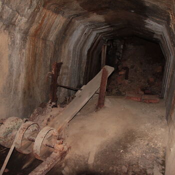 The "throat" of the cement works