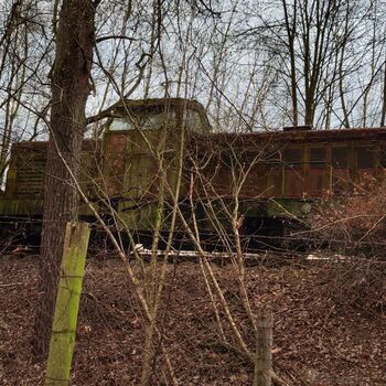 Railway carriages and station building_2024