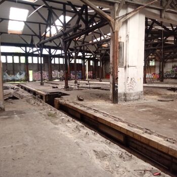 Railway depot in the middle of the "forest" 2024