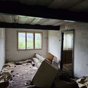 A house by the road.