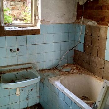 bathroom room toilet interior washbasin bath clean basin home tile vessel house