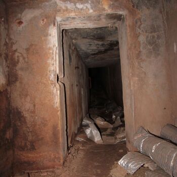 Monumental dark landmark of the city 2023