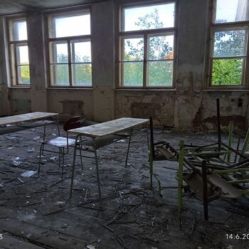 Verlassene Schule