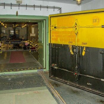 sicher Geldschrank im Feld