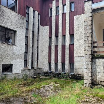 Water treatment plant without water.