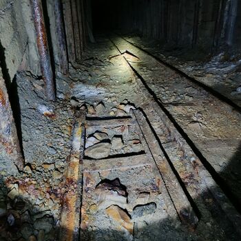 In the deep bowels of 🖤⛏️🚊🌿 In the deep bowels of 🖤⛏️🚊🌿