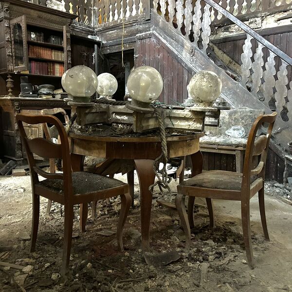 House with Chandelier