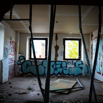 Abandoned liquor factory