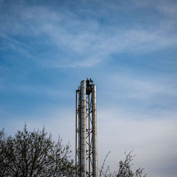 Very well preserved heating plant