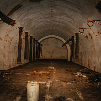 Brewery with underground factory