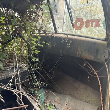 Der bekannte Friedhof der Krankenwagen