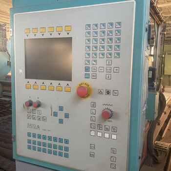 an abandoned boat repair shop with a police boat