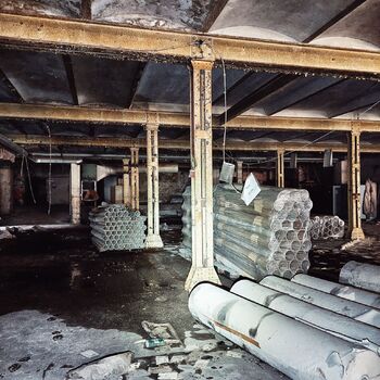 Factory across the border