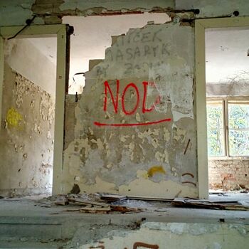 graffito decoration wall old