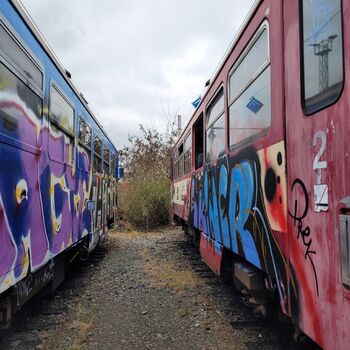 🚂 On the last rails before they leave. You know where.