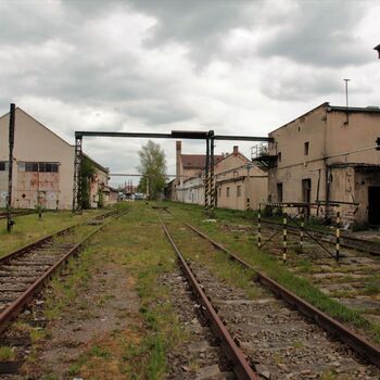 Werkstätten der Bushrad Railway