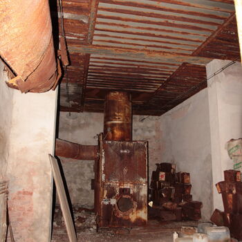 Sušárna chmele na zámeckém dvoře