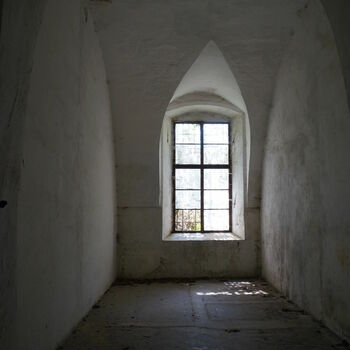 Buňka Architektura staré budova Trezor věznice zeď kámen