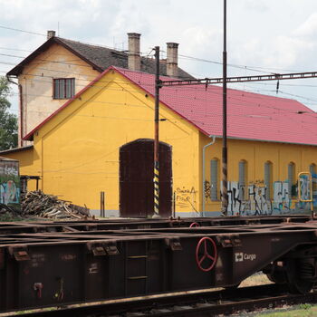 A station with a dark history where trains no longer stop A station with a dark history where trains no longer stop