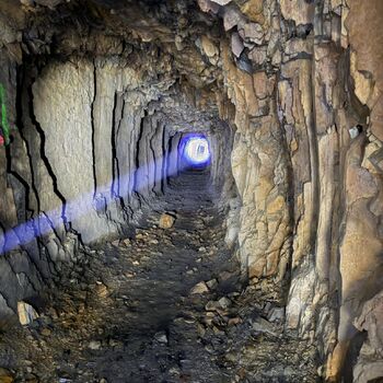 hory, DOLY, černý pes