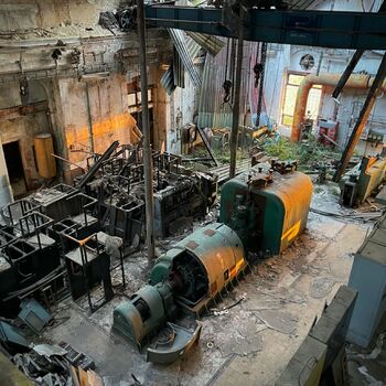 Remains of a villa + paper mill Remains of a villa + paper mill