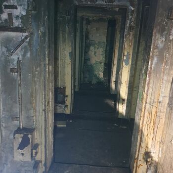 staré dveře parapet