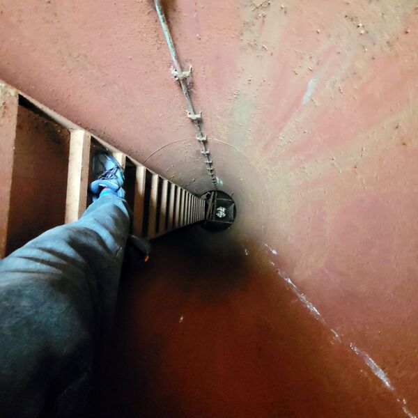 Globe over the landscape