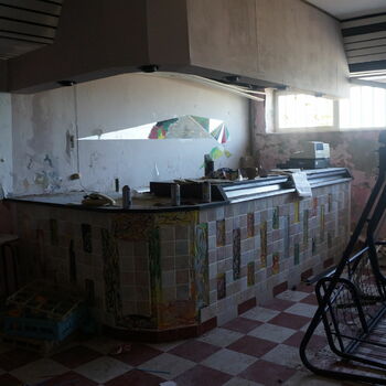 interior room kitchen home house modern furniture counter