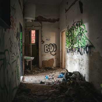 Abandoned liquor factory