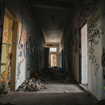 Abandoned liquor factory